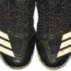 Drew Campbell 2021 Rome Braves Training Worn & Signed Black & Silver Adidas Shoes