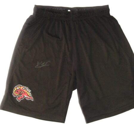 Kevin Josephina Practice Worn & Signed Official Black Florida Fire Frogs Nike Dri-Fit Shorts