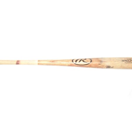 Shean Michel 2019 Florida Fire Frogs Game Used & Signed Rawlings Baseball Bat