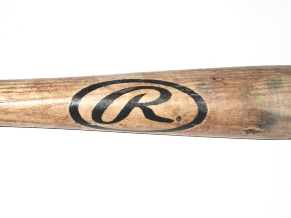 Shean Michel 2019 Florida Fire Frogs Game Used & Signed Rawlings Baseball Bat