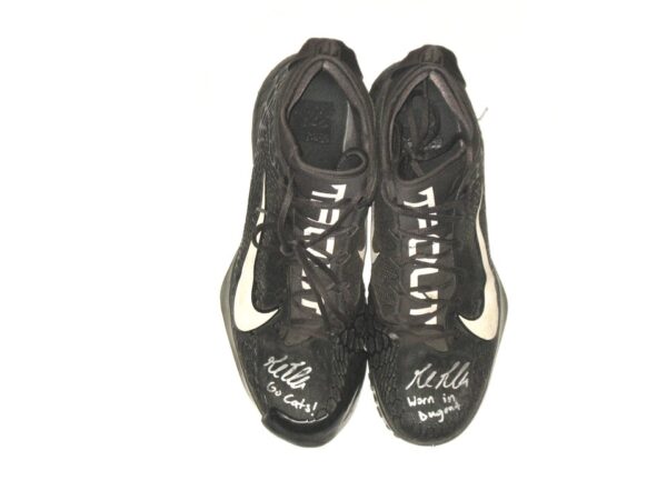 Gordon Graceffo Villanova Wildcats Practice Worn & Signed Go Cats! Nike Zoom Trout Shoes