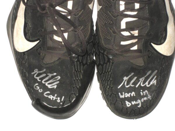 Gordon Graceffo Villanova Wildcats Practice Worn & Signed Go Cats! Nike Zoom Trout Shoes