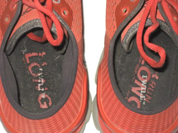 Kevin Josephina Florida Fire Frogs Training Worn & Signed Under Armour Charged Running Shoes