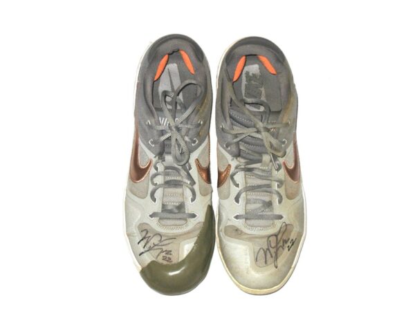 Will Latcham Springfield Cardinals Game Worn & Signed Nike Alpha Baseball Cleats