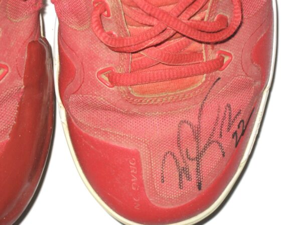 Will Latcham Springfield Cardinals Game Worn & Signed Red & White Nike Baseball Cleats