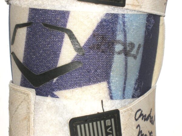 Andrew Moritz 2021 Rome Braves Game Worn & Signed EvoShield Ankle Guard