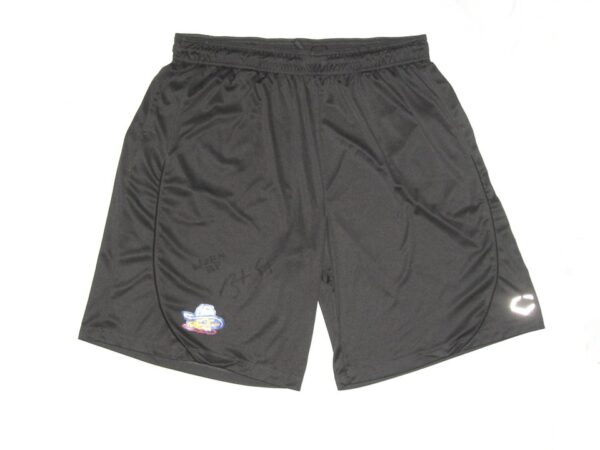 Brandyn Sittinger Team Issued & Signed Amarillo Sod Poodles Evoshield Shorts - Worn for Batting Practice!