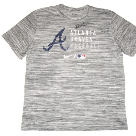 Drew Lugbauer 2021 Arizona Fall League Game Worn & Signed Atlanta Braves Baseball Nike Dri-Fit XL Shirt - Star of the League!