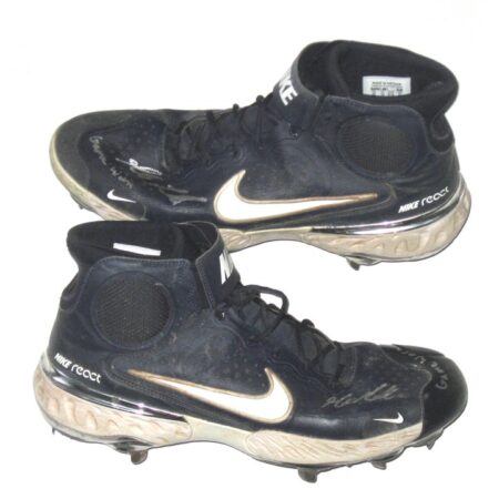 Gordon Graceffo Villanova Wildcats Game Worn & Signed Nike Alpha Huarache Baseball Cleats