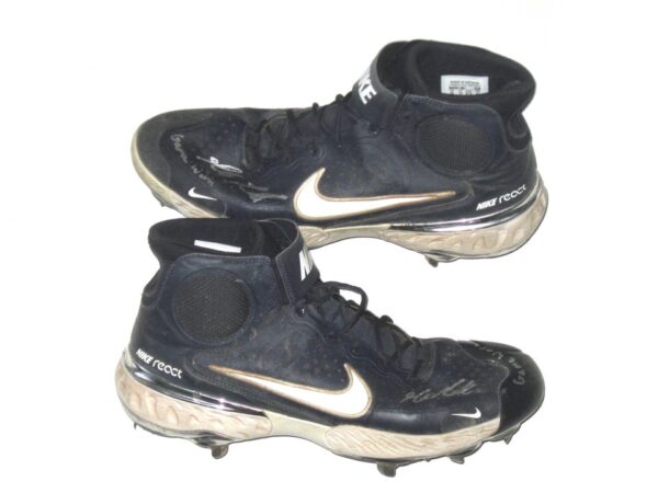 Gordon Graceffo Villanova Wildcats Game Worn & Signed Nike Alpha Huarache Baseball Cleats