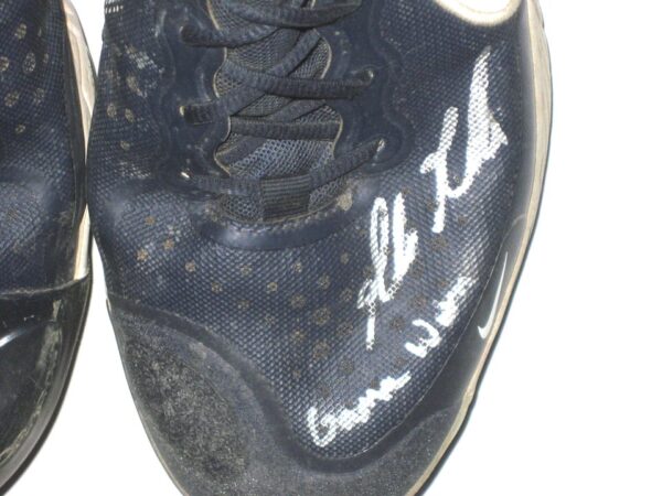 Gordon Graceffo Villanova Wildcats Game Worn & Signed Nike Alpha Huarache Baseball Cleats