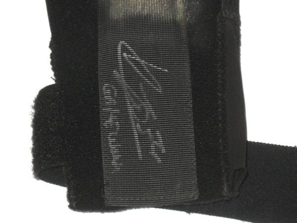 Kevin Josephina 2021 Rome Braves Game Worn & Signed Black PRO Sliding Pad1