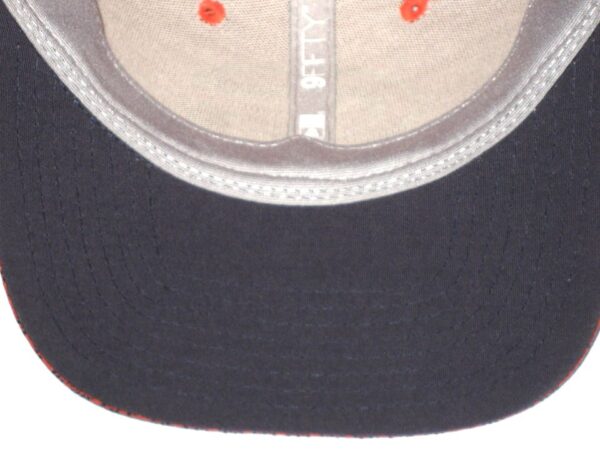 Tanner Gentry Player Issued & Signed Official Orange Chicago Bears #19 New Era 9FIFTY Snapback Adjustable Hat