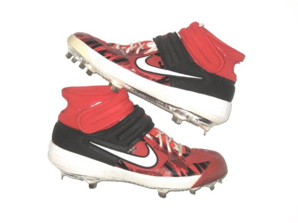 Tejay Antone 2020 Cincinnati Reds Rookie Game Worn & Signed Captain Hook Custom Nike Baseball Cleats