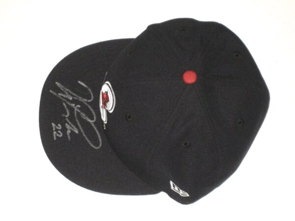 Will Latcham Game Used & Signed Official Springfield Cardinals New Era 59FIFTY Hat