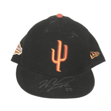 Will Latcham Game Used & Signed Official Surprise Saguaros New Era 59FIFTY Hat