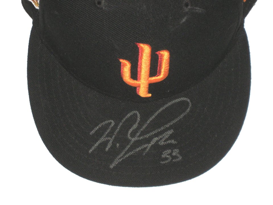 Will Latcham Game Used & Signed Official St Louis Cardinals Spring Training  New Era 59FIFTY Hat