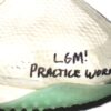 Colby Morris 2021 Brooklyn Cyclones Practice Worn & Signed Nike Alpha Huarache Elite 3 Turf “White Peach Cream” Shoes