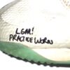 Colby Morris 2021 Brooklyn Cyclones Practice Worn & Signed Nike Alpha Huarache Elite 3 Turf “White Peach Cream” Shoes