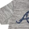Drew Campbell 2021 Practice Worn & Signed Gray Atlanta Braves Baseball Nike Dri-Fit Large Shirt