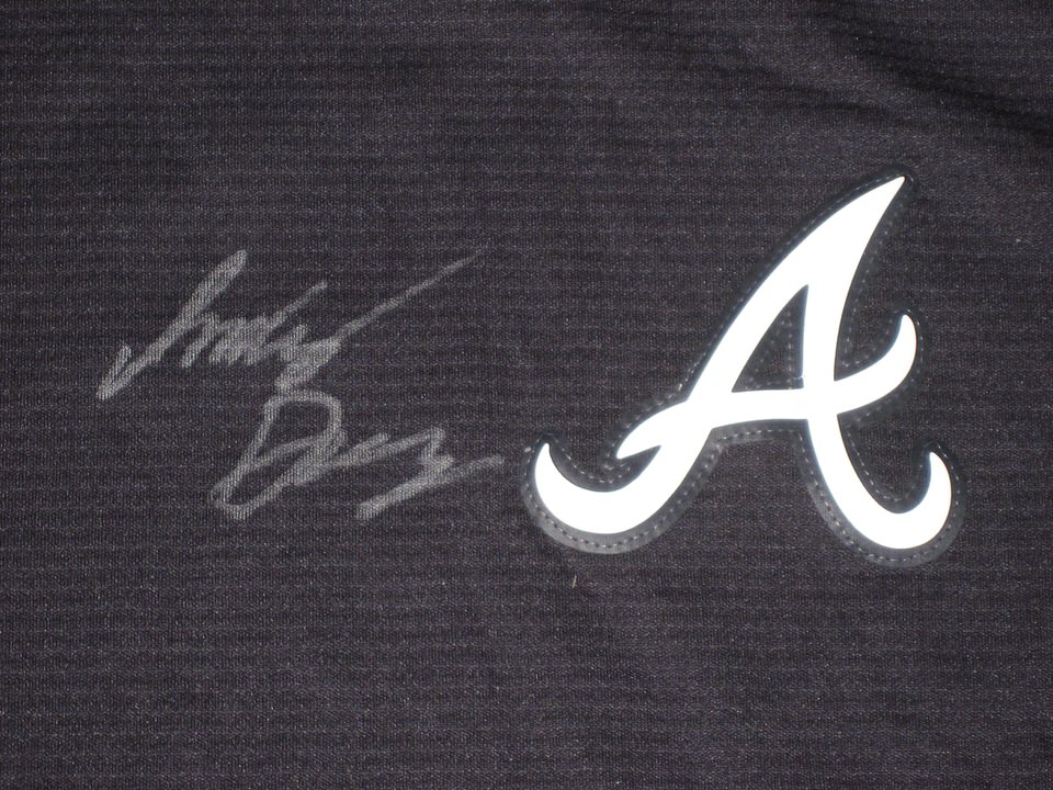 Indigo Diaz Team Issued & Signed Official Atlanta Braves Nike