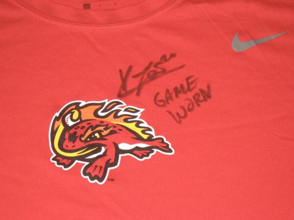 Kevin Josephina Game Worn & Signed Official Florida Fire Frogs Nike Dri-Fit Shirt