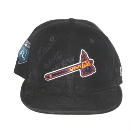 Kevin Josephina Game Worn & Signed Official Atlanta Braves Spring Training New Era 59FIFTY Hat
