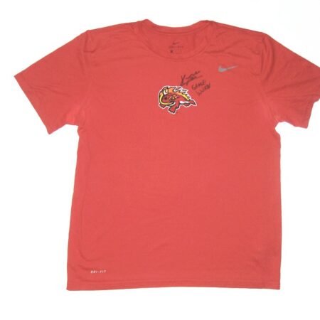 Kevin Josephina Game Worn & Signed Official Florida Fire Frogs Nike Dri-Fit Shirt