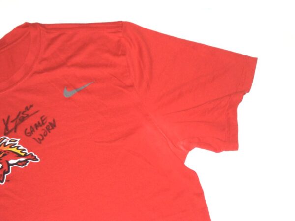 Kevin Josephina Game Worn & Signed Official Florida Fire Frogs Nike Dri-Fit Shirt