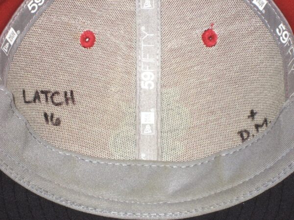 Will Latcham Game Used & Signed Official St Louis Cardinals Spring Training New Era 59FIFTY Hat