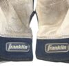 Andrew Moritz 2021 Rome Braves Game Worn & Signed Blue & Grey Franklin Batting Gloves
