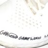 Colby Morris 2021 Brooklyn Cyclones Game Worn & Signed White & Silver Nike Alpha Huarache Baseball Cleats