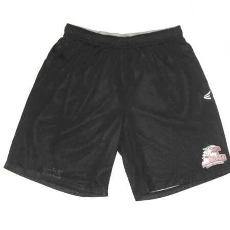 Colby Morris Team Issued & Signed Black Trois-Rivières Aigles Easton Shorts - Worn for Batting Practice!