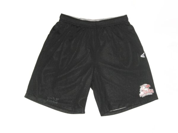 Colby Morris Team Issued & Signed Black Trois-Rivières Aigles Easton Shorts - Worn for Batting Practice!