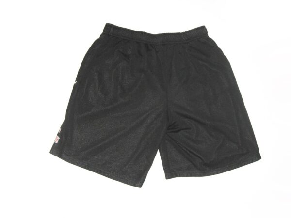 Colby Morris Team Issued & Signed Black Trois-Rivières Aigles Easton Shorts - Worn for Batting Practice!
