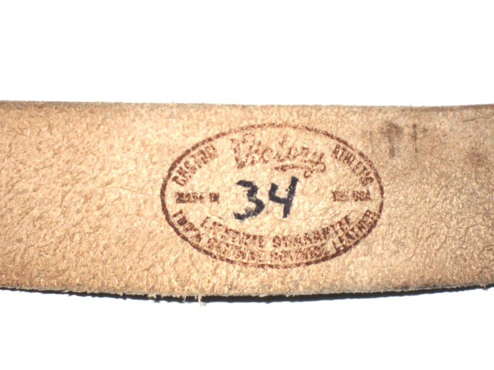 Gordon Graceffo Villanova Wildcats Game Worn & Signed Go Cats! Official Navy Blue Leather Belt