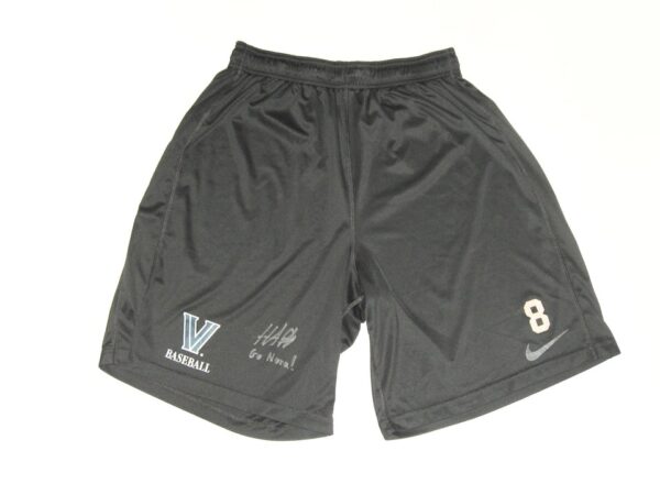 Hunter Schryver Player Issued & Signed Official Villanova Wildcats Baseball #8 Nike Dri-Fit Shorts