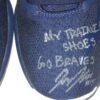 Jake Higginbotham 2021 Rome Braves Training Worn & Signed Blue Mizuno TF-02 Shoes