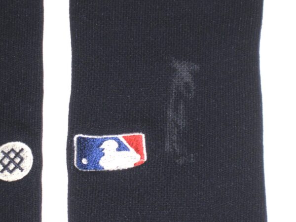 Kevin Josephina 2021 Rome Braves Game Worn & Signed Blue & Grey Stance MLB Socks