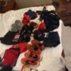 Kevin Josephina with 2021 Rome Braves Game Worn & Signed Blue & Grey Stance MLB Socks