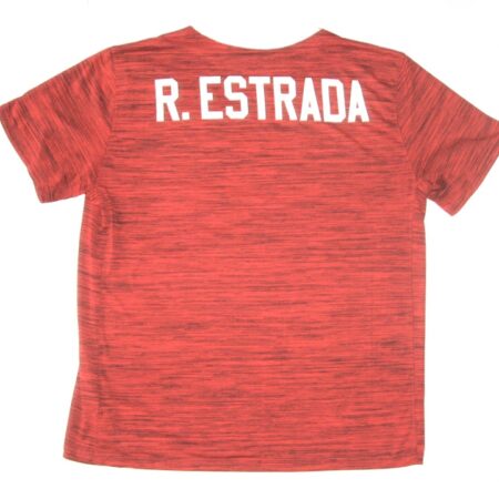 Rusber Estrada Player Issued & Signed Official Atlanta Braves Baseball R. ESTRADA Nike Dri-Fit Shirt