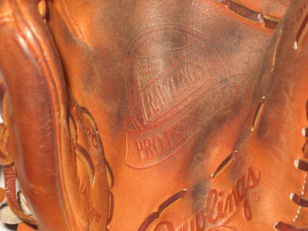 Hunter Schryver Bowling Green Hot Rods Game Worn & Signed Rawlings Pro Preferred Baseball Glove