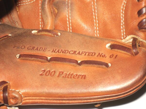 Hunter Schryver Bowling Green Hot Rods Game Worn & Signed Rawlings Pro Preferred Baseball Glove