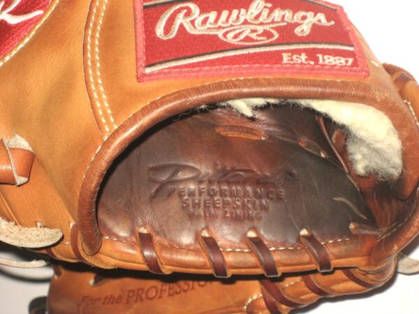 Hunter Schryver Bowling Green Hot Rods Game Worn & Signed Rawlings Pro Preferred Baseball Glove