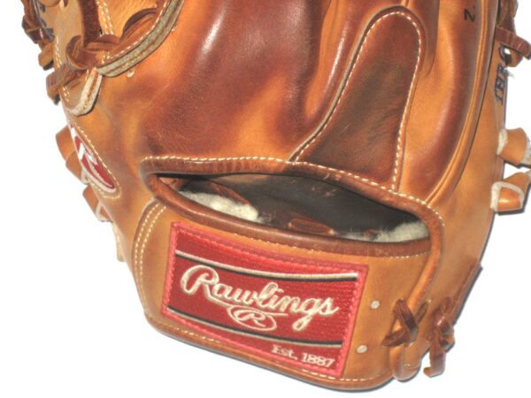 Hunter Schryver Bowling Green Hot Rods Game Worn & Signed Rawlings Pro Preferred Baseball Glove