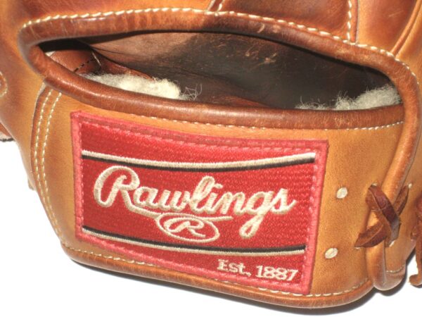 Hunter Schryver Bowling Green Hot Rods Game Worn & Signed Rawlings Pro Preferred Baseball Glove