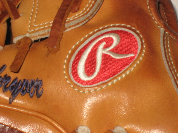 Hunter Schryver Bowling Green Hot Rods Game Worn & Signed Rawlings Pro Preferred Baseball Glove