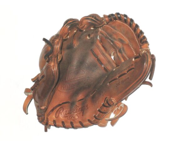 Hunter Schryver Bowling Green Hot Rods Game Worn & Signed Rawlings Pro Preferred Baseball Glove