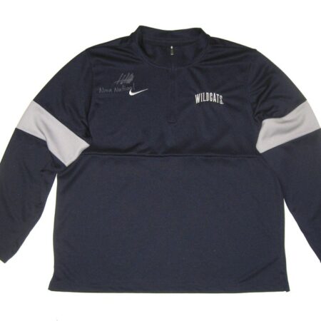 Hunter Schryver Team Issued & Signed Official Villanova Wildcats Nike Dri-Fit Quarter-Zip Jacket