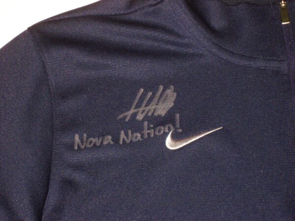 Hunter Schryver Team Issued & Signed Official Villanova Wildcats Nike Dri-Fit Quarter-Zip Jacket